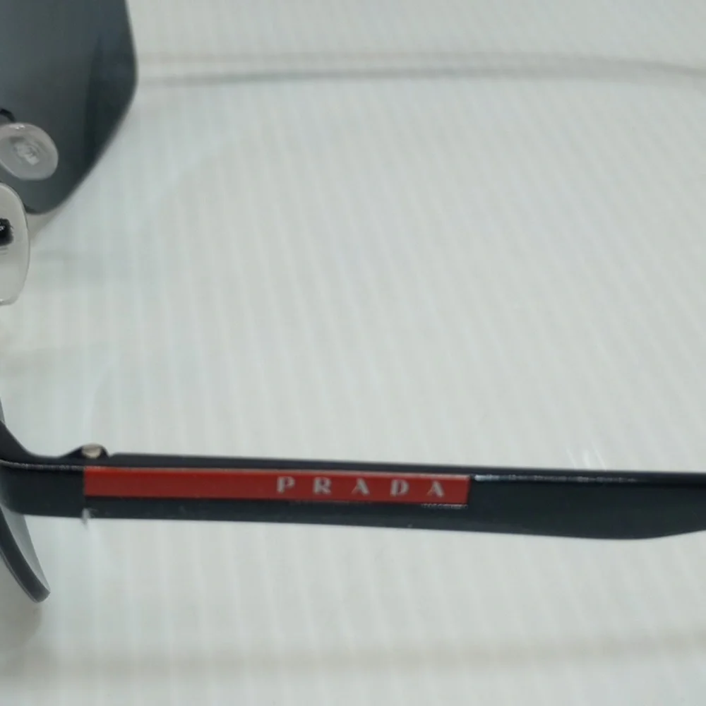 Prada men polarized sunglasses sps 60u 1AB 5z1 made in Italy New